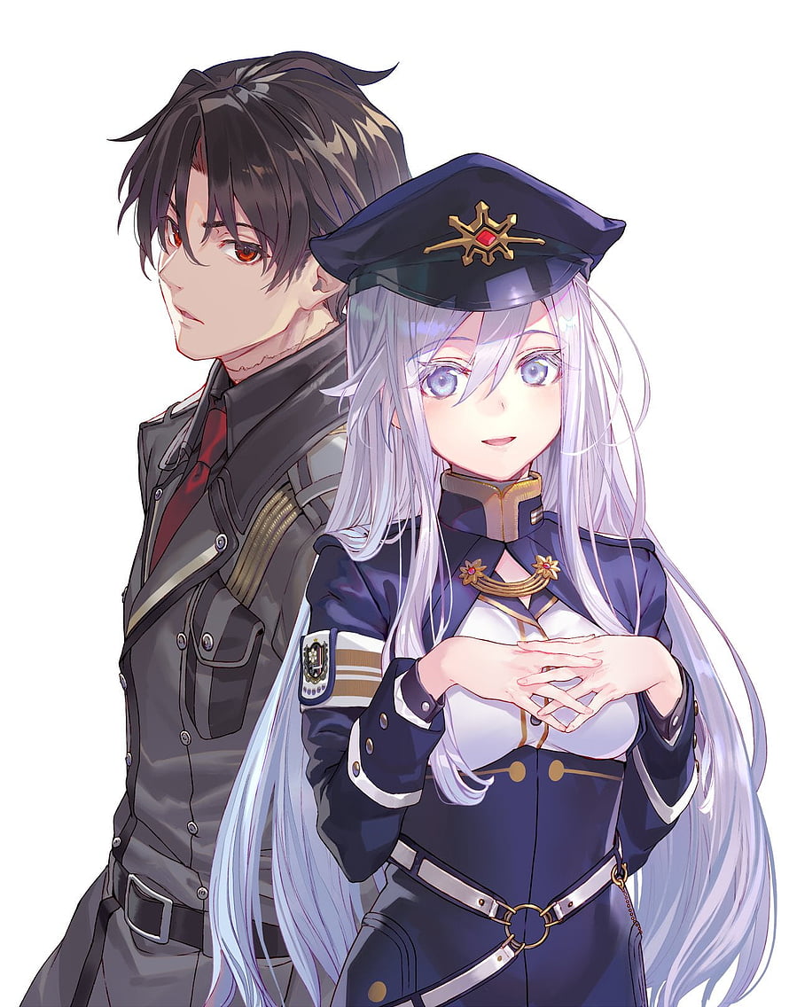 86 Eighty-Six Anime Characters in Military Uniforms HD phone wallpaper