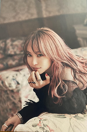 LiSA Portrait With Rose Tinted Hair And Black Lace Top HD phone wallpaper