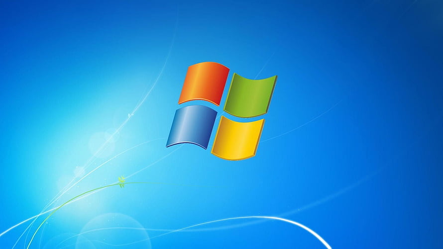 Windows Vista Default Blue Desktop Background with Waving Flag Logo HD wallpaper