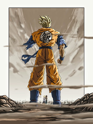 Gohan Future Warrior Dragon Ball Super Anime Character Standing in Wasteland HD phone wallpaper