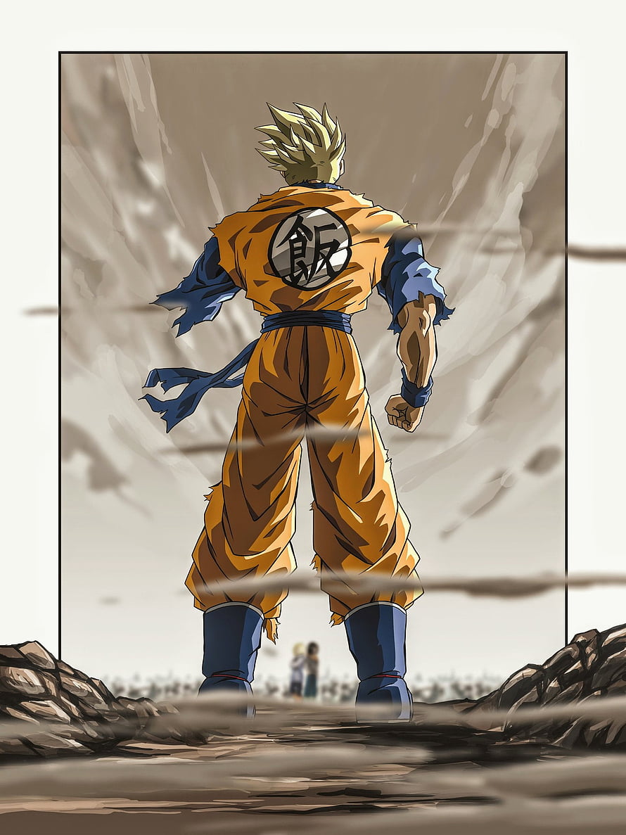 Gohan Future Warrior Dragon Ball Super Anime Character Standing in Wasteland HD phone wallpaper