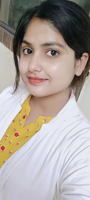 Portrait of a young woman in a white coat and yellow embroidered top, Beautiful girl, doctor, indian HD phone wallpaper