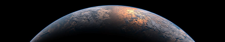 Earth Horizon at Sunrise with Atmospheric Glow Against Deep Space HD wallpaper