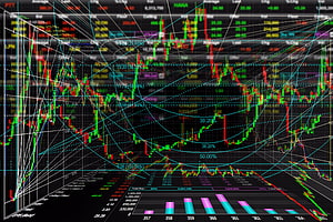Complex Day Trading Chart With Candlestick Patterns And Fibonacci Retracement Levels HD wallpaper
