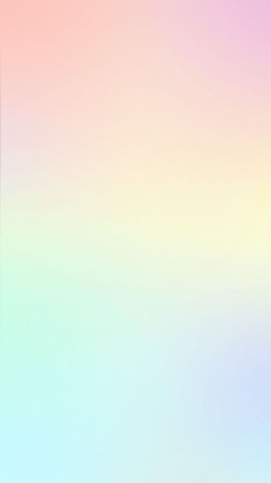 Soft Pastel Gradient Background with Gentle Pink, Yellow, and Mint Green Transitions HD phone wallpaper
