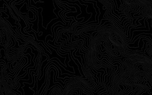 Dark Topographic Contour Line Pattern Abstract Minimalist Background HD wallpaper