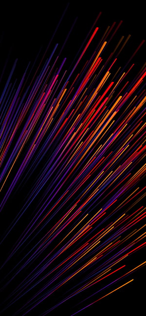 Vibrant Diagonal Light Streaks on Black Background Abstract Wallpaper HD phone wallpaper