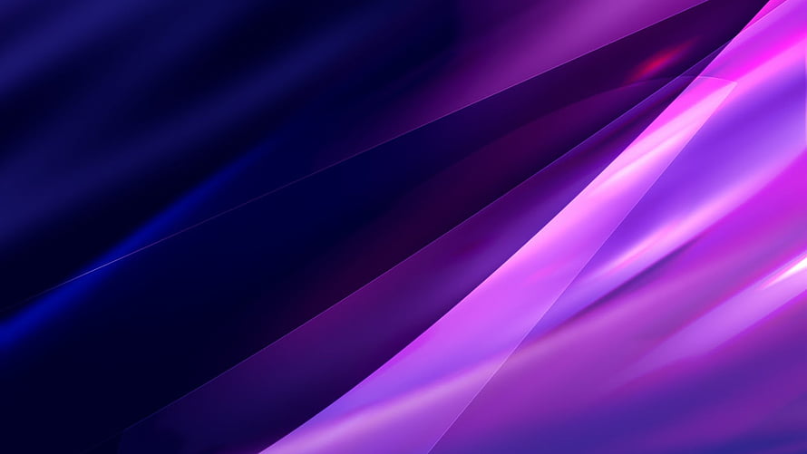 Dark Purple and Blue Abstract Light Streaks with Neon Glow HD wallpaper