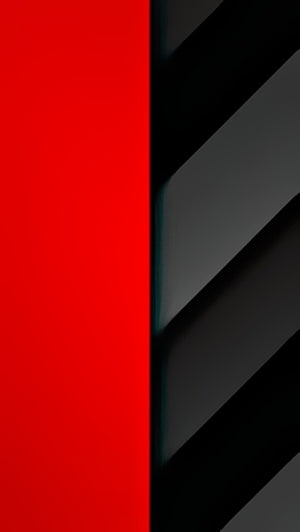 Minimalist Abstract Geometric Pattern with Bold Red and Black Diagonal Lines HD phone wallpaper