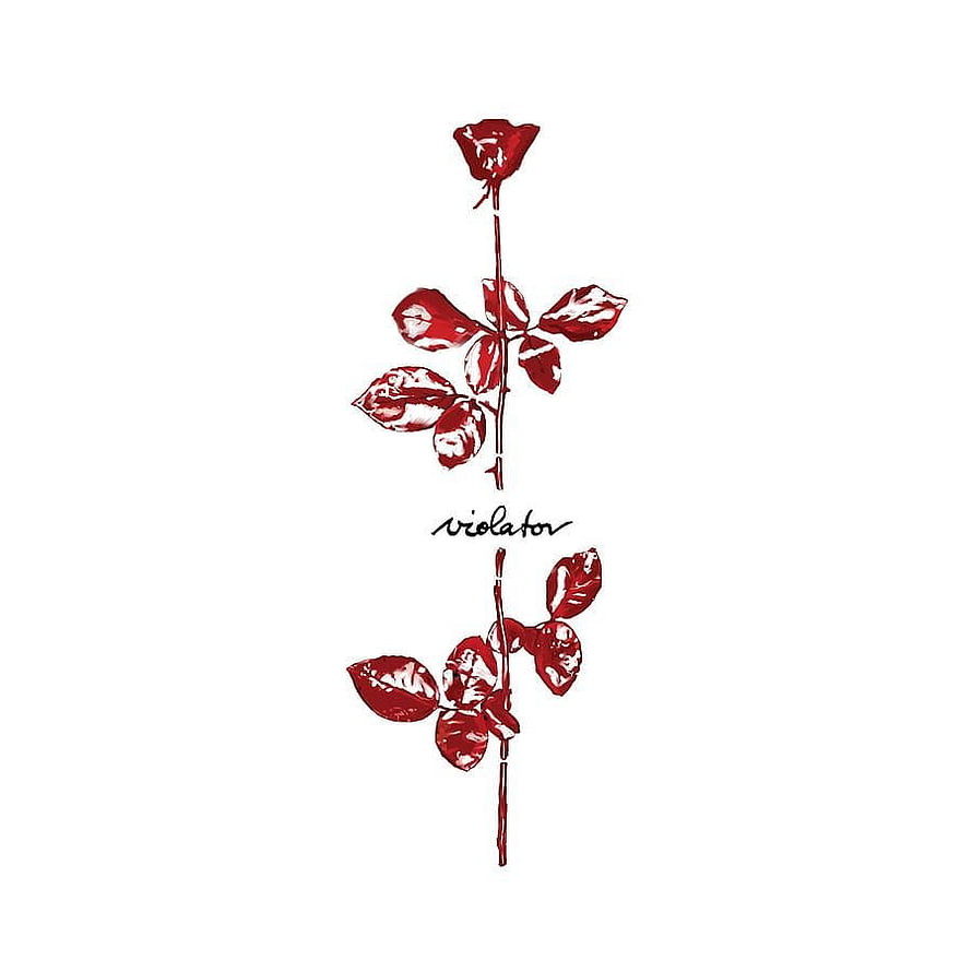 Depeche Mode Violator Rose Digital Art by Luc Lambert HD phone wallpaper