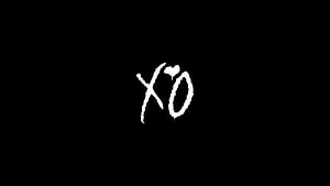 The Weeknd XO Album Artwork Minimalist Black and White Typography HD wallpaper