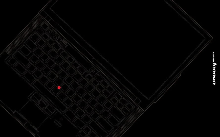 Lenovo ThinkPad X1 Carbon Minimalist Wireframe Laptop Design on Black Background HD wallpaper