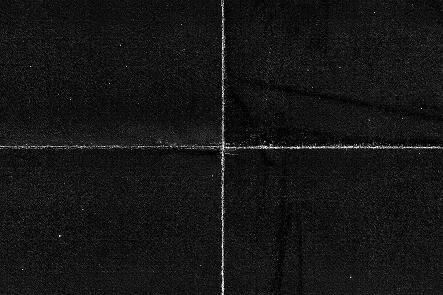 Dark Folded Paper Texture with White Cross Lines and Subtle Grain HD wallpaper