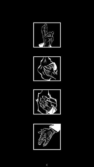 Jujutsu Kaisen Gojo Satoru Hand Gesture Illustration Series HD phone wallpaper