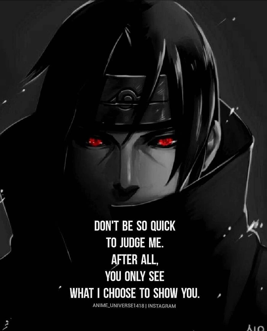 Itachi Uchiha Anime Portrait With Red Sharingan Eyes and Dark Headband HD phone wallpaper