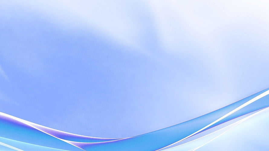 Soft Blue Sky with Flowing Abstract Light Ribbons and Gentle Gradient Waves HD wallpaper