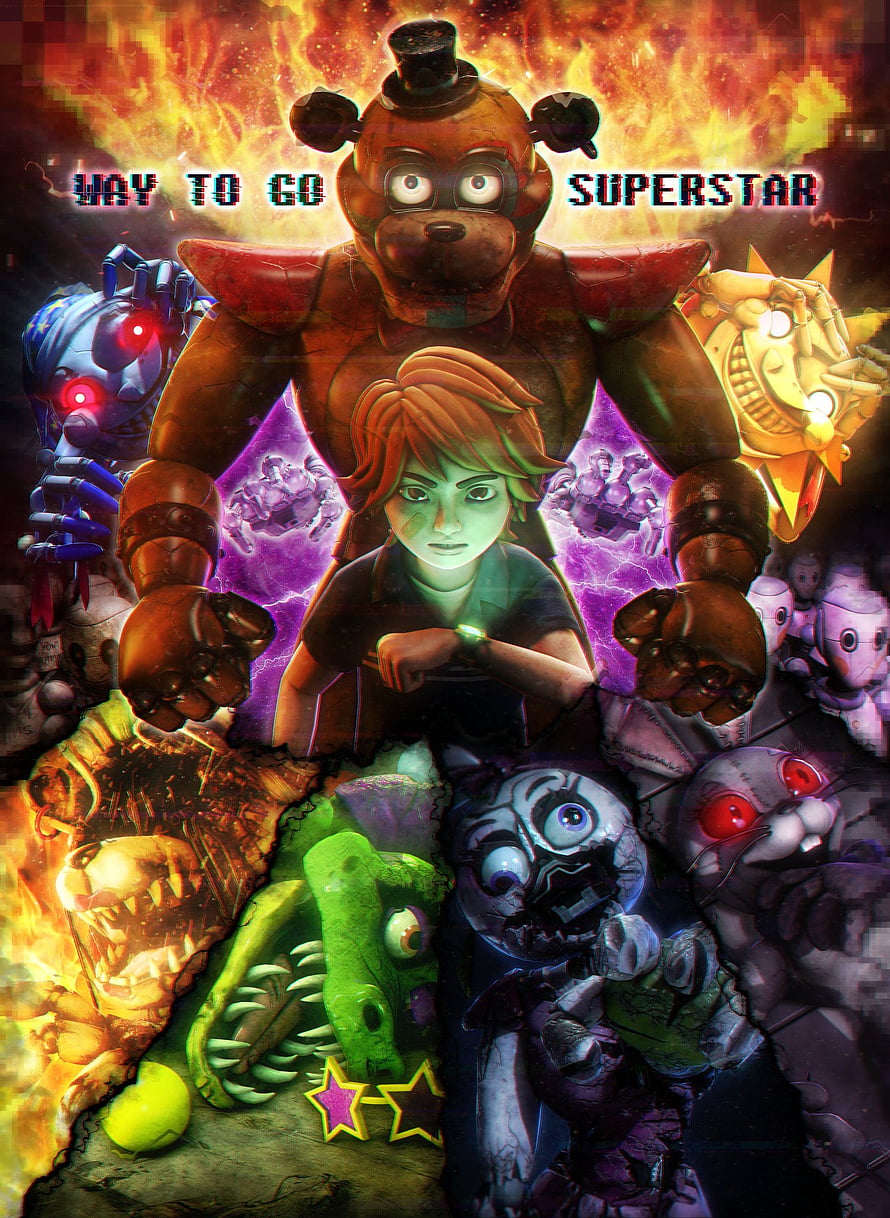 Five Nights at Freddy's Security Breach: Freddy Fazbear and the Night Guard HD phone wallpaper