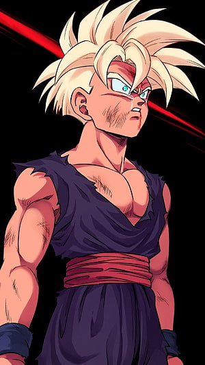 Gohan Supreme in Super Saiyan Form from Dragon Ball Super Manga HD phone wallpaper