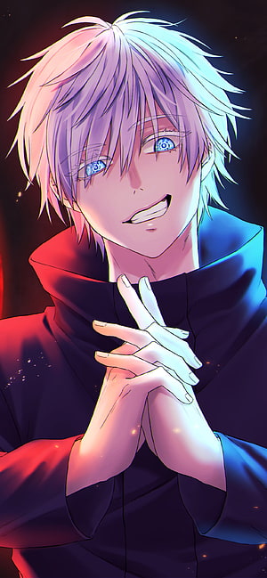 Yuta Okkotsu from Jujutsu Kaisen Anime Character Portrait with Neon Lighting HD phone wallpaper