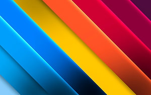 Vibrant Diagonal Color Bands in Material Design Style HD wallpaper