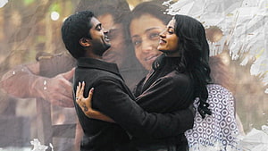 Karthik and Jessie Embracing in Romantic Scene from Vinnaithandi Varuvaya HD wallpaper