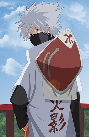 Kakashi Hatake as Hokage in Naruto Shippuden Anime Artwork HD phone wallpaper