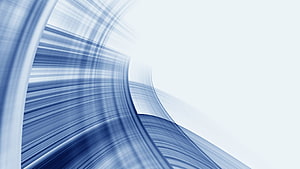 Sleek Blue and White Corporate Abstract Design with Flowing Curved Lines HD wallpaper