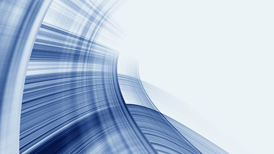 Sleek Blue and White Corporate Abstract Design with Flowing Curved Lines HD wallpaper