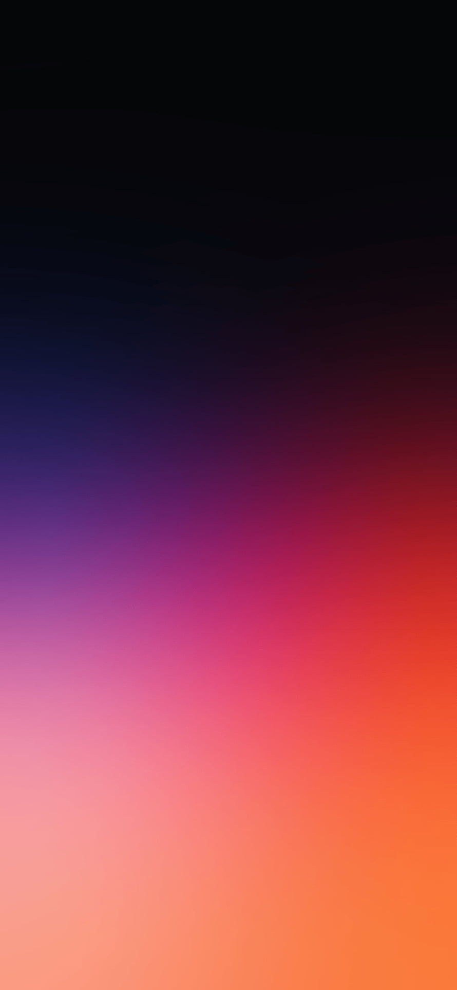 Vibrant Sunset Gradient with Deep Purple and Warm Orange Tones HD phone wallpaper