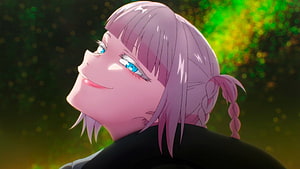 Nanakusa Nazuna Anime Character Profile with Pink Hair and Blue Eyes HD wallpaper