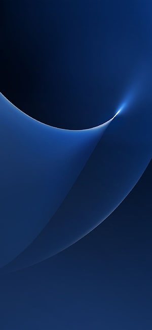 Samsung Galaxy Abstract Blue Curve Artwork with Soft Gradient and Minimalist Design HD phone wallpaper