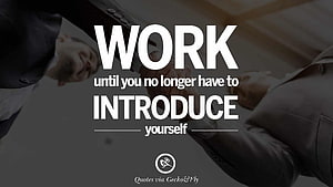 Motivational Business Quote About Hard Work and Professional Success HD wallpaper