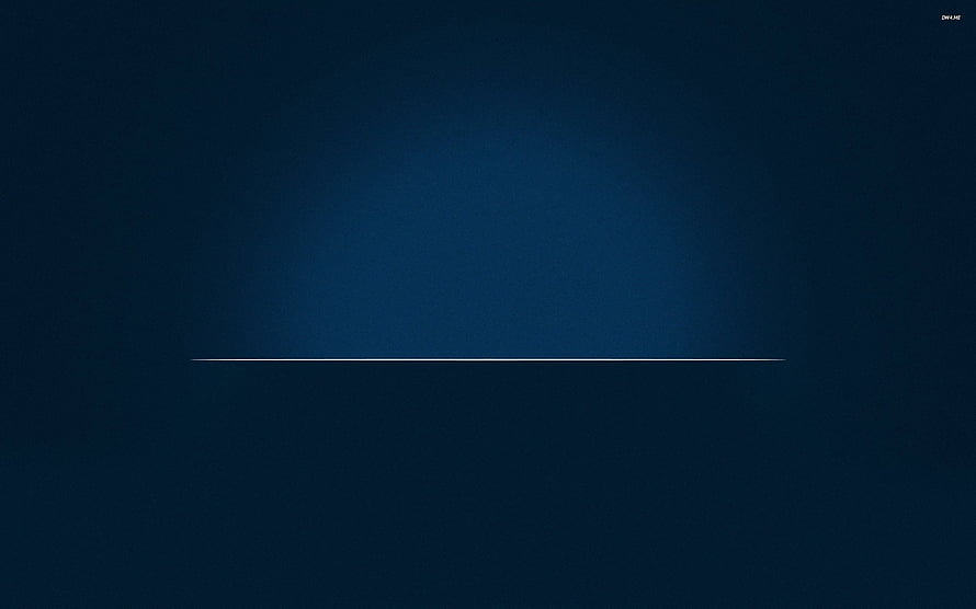 Minimalist Dark Blue Gradient with Thin Horizontal Line Abstract Design HD wallpaper