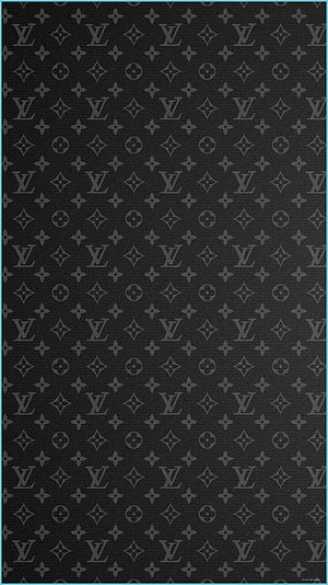 Louis Vuitton Monogram Pattern in Black and Grey Tones HD phone wallpaper
