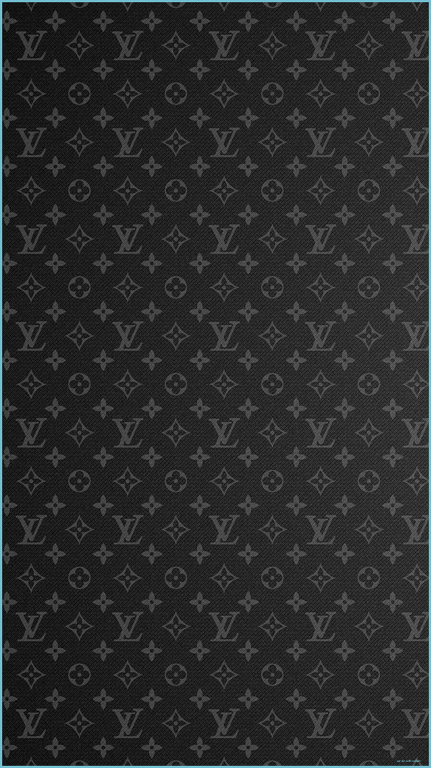 Louis Vuitton Monogram Pattern in Black and Grey Tones HD phone wallpaper