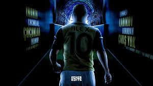 Alex De Souza Fenerbahce Player Walking Through Dramatic Tunnel HD wallpaper
