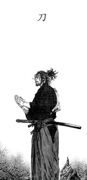 Vagabond Manga Musashi Takezo Samurai Illustration HD phone wallpaper