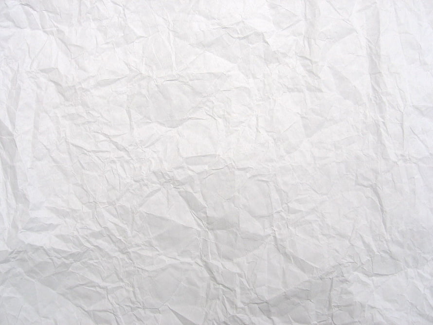Crumpled White Paper Texture Background with Soft Folds and Wrinkles HD wallpaper