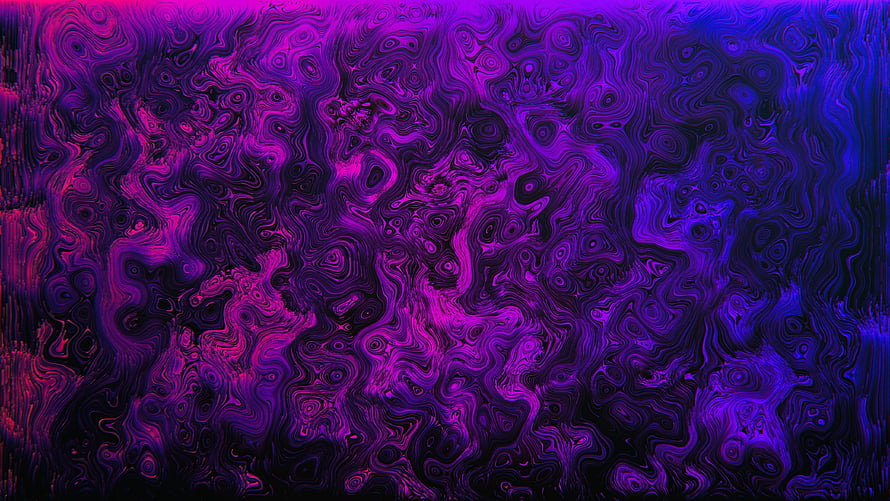Vibrant Pink and Purple Swirling Abstract Texture with Fluid Marbled Patterns HD wallpaper