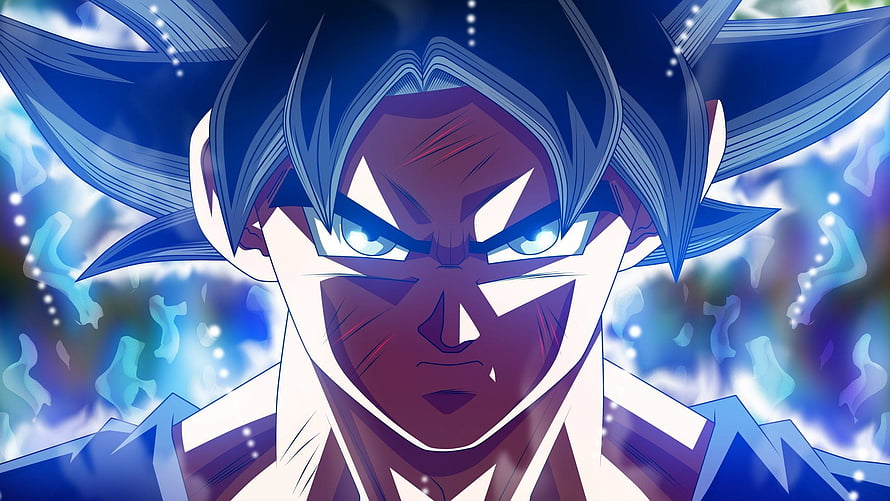 Son Goku Ultra Instinct Form Dragon Ball Super Anime Character Portrait HD wallpaper