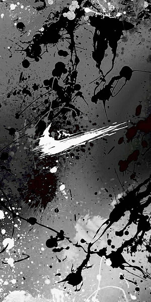 Nike Swoosh Logo on Grunge Ink Splatter Background with Dark Red Accents HD phone wallpaper