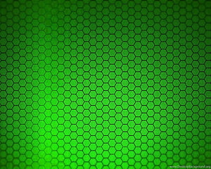 Vibrant Green Hexagonal Honeycomb Pattern with Subtle Gradient Glow HD wallpaper