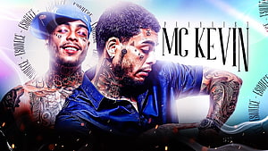 MC Kevin Playlist Album Cover Art Featuring Two Portraits of the Nigerian Artist HD wallpaper