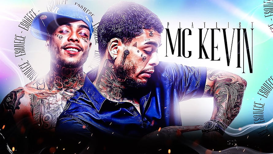 MC Kevin Playlist Album Cover Art Featuring Two Portraits of the Nigerian Artist HD wallpaper
