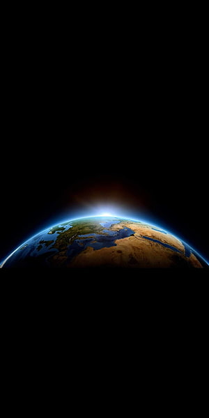 Earth Sunrise From Space: Middle East and Africa Horizon View HD phone wallpaper