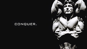 Frank Zane Classic Bodybuilding Pose in High Contrast Black and White HD wallpaper