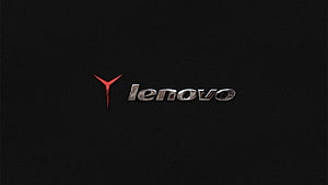 Lenovo ThinkPad Logo on Black Leather Texture Background HD wallpaper