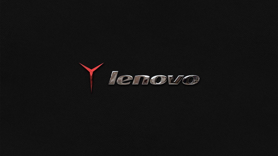 Lenovo ThinkPad Logo on Black Leather Texture Background HD wallpaper