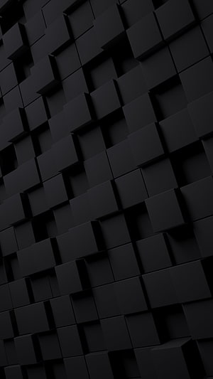 Dark Geometric Cube Pattern Abstract 3D Texture Wallpaper HD phone wallpaper
