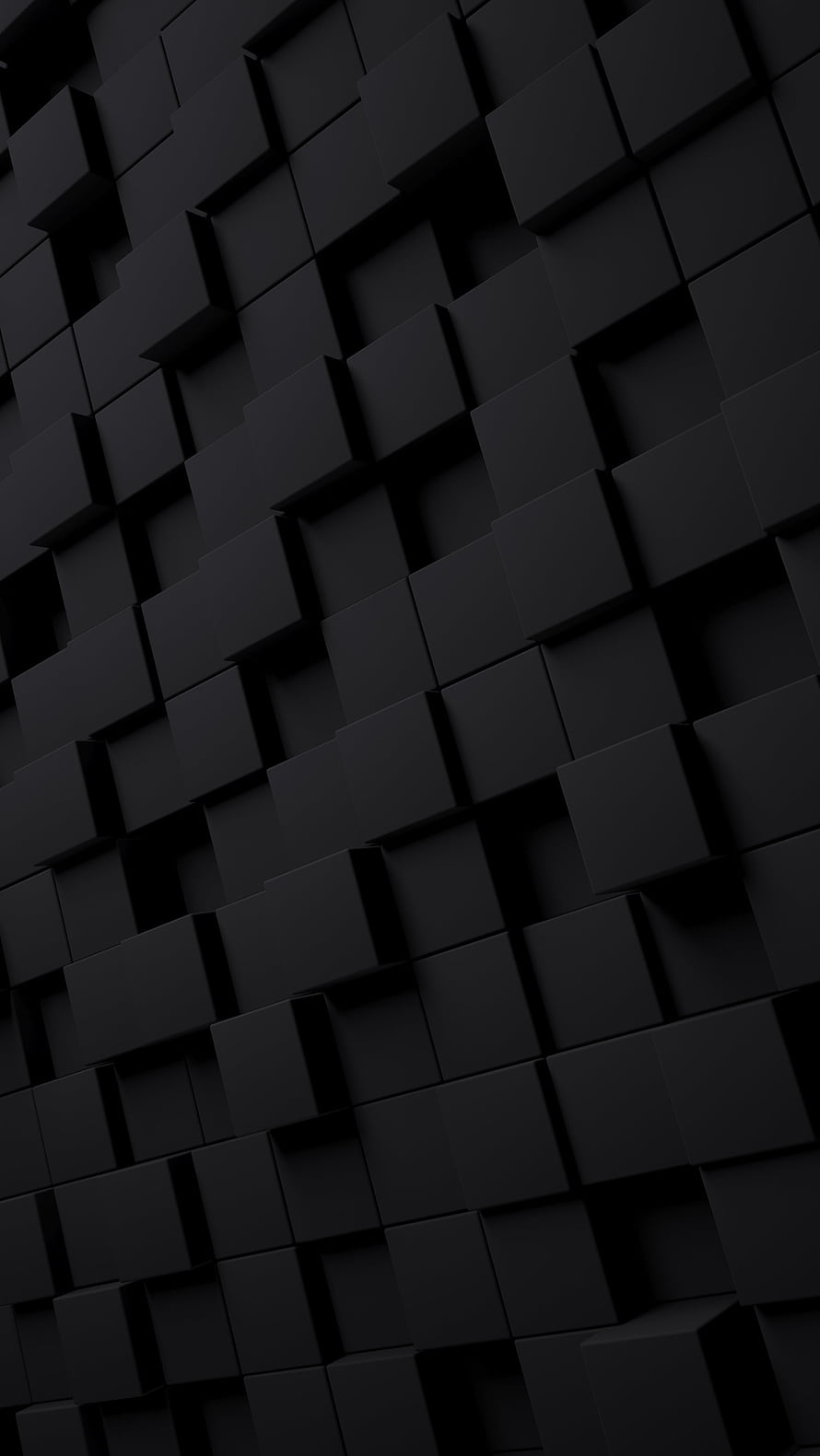 Dark Geometric Cube Pattern Abstract 3D Texture Wallpaper HD phone wallpaper